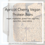Apricot Cherry Vegan Protein Bars